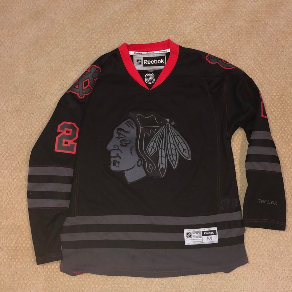 Rare* Chicago Blackhawks “Black Ice” Jersey